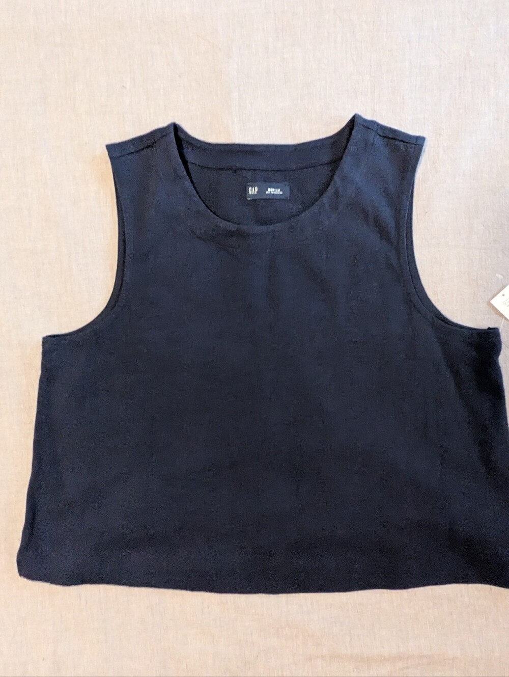 Gap Navy Sleeveless Crewneck Tank Top